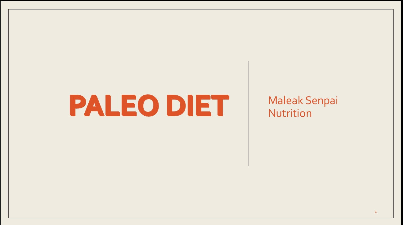 Paleo Meal Plan